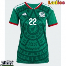 Mexico Hirving Lozano #22 Replica Home Shirt Ladies World Cup 2026 Short Sleeve